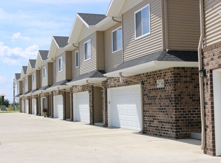 townhome, row home, exterior
